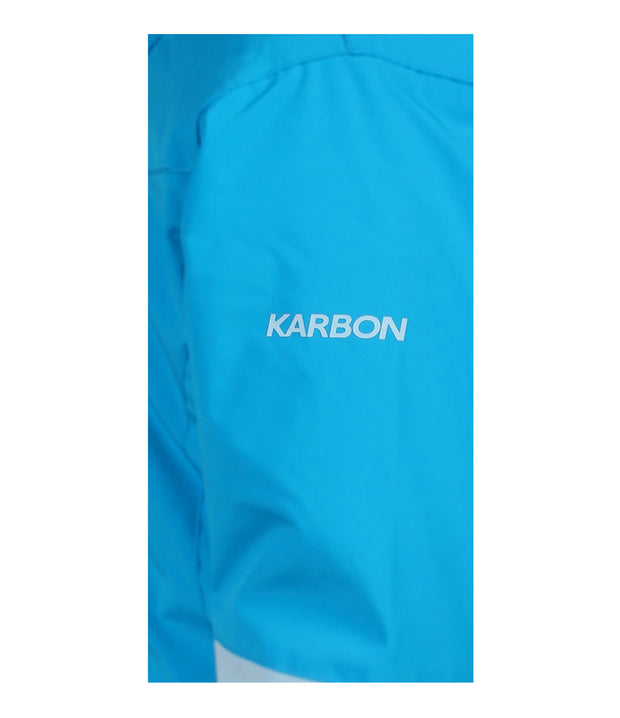 Close up of the logo on the sleeve